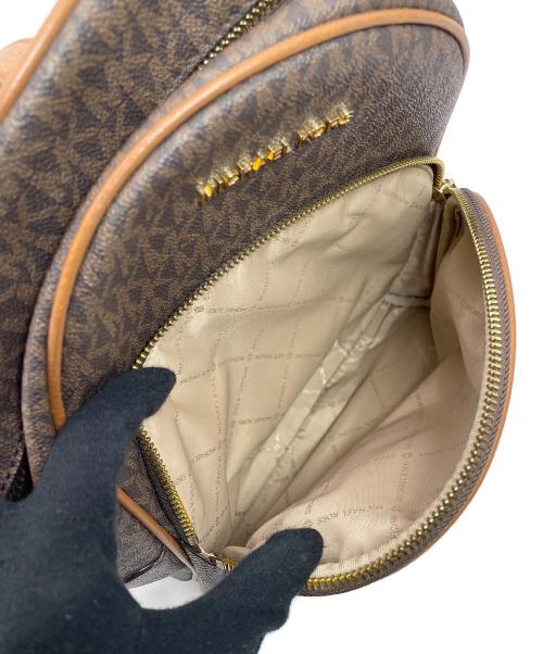 MICHAEL KORS（マイケルコース）MICHAEL KORS (マイケルコース) リュック ブラウンの古着・服飾アイテム