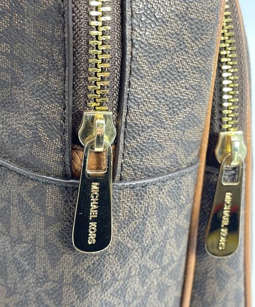 MICHAEL KORS（マイケルコース）MICHAEL KORS (マイケルコース) リュック ブラウンの古着・服飾アイテム
