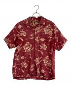 Sun Surfサンサーフ）の古着「半袖シャツ」｜レッド