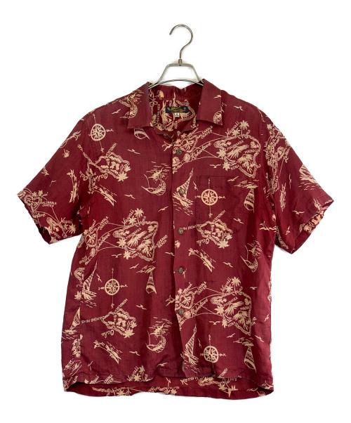 Sun Surf（サンサーフ）Sun Surf (サンサーフ) 半袖シャツ レッド サイズ:SIZE Mの古着・服飾アイテム