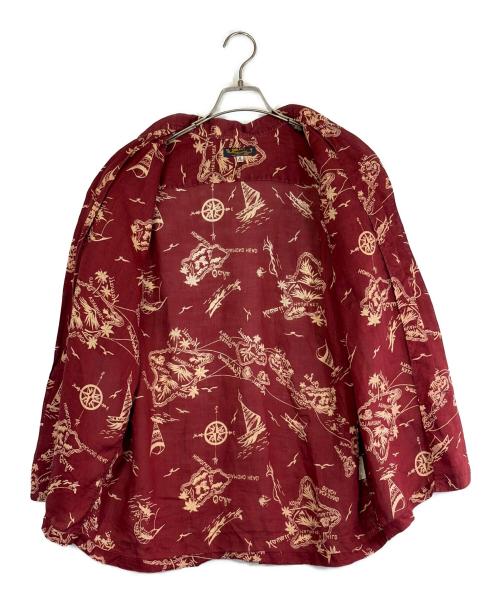 Sun Surf（サンサーフ）Sun Surf (サンサーフ) 半袖シャツ レッド サイズ:SIZE Mの古着・服飾アイテム