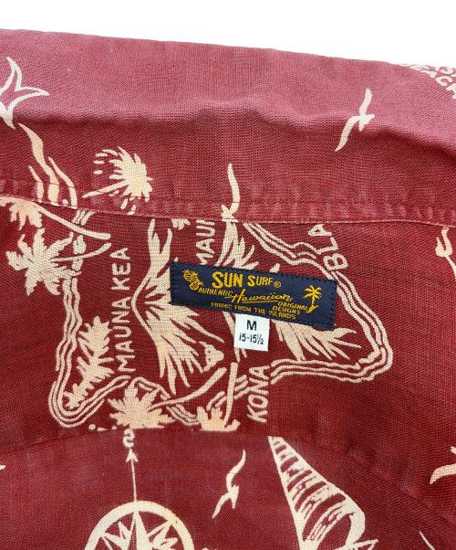 Sun Surf（サンサーフ）Sun Surf (サンサーフ) 半袖シャツ レッド サイズ:SIZE Mの古着・服飾アイテム
