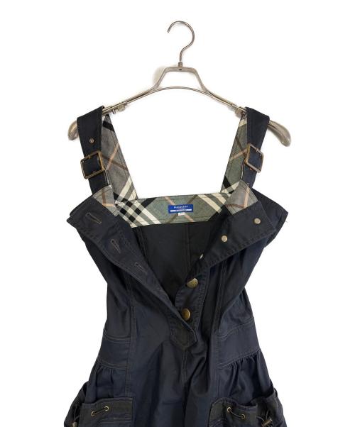 BURBERRY LONDON（バーバリーロンドン）BURBERRY LONDON (バーバリーロンドン) ジャンパースカート ブラック サイズ:SIZE 36（M）の古着・服飾アイテム