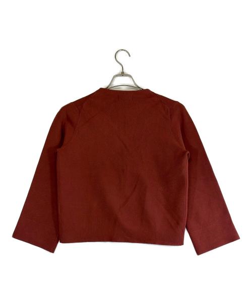 HUMAN WOMAN（ヒューマンウーマン）HUMAN WOMAN (ヒューマンウーマン) レーヨン混ミラノリブカーディガン ブラウン サイズ:SIZE M 未使用品の古着・服飾アイテム