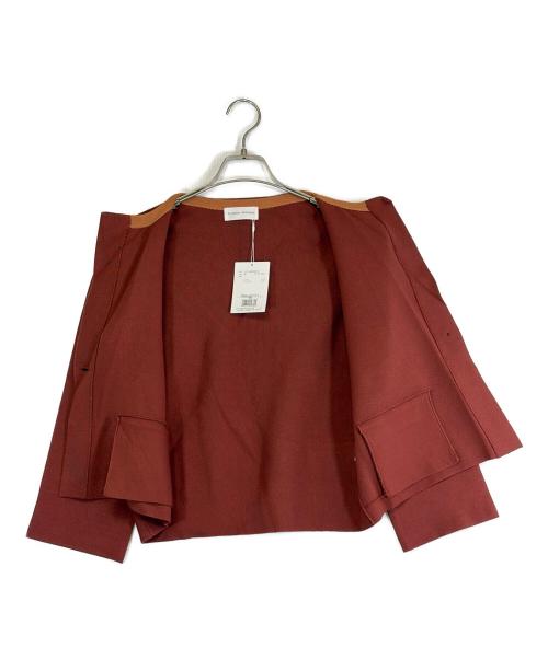 HUMAN WOMAN（ヒューマンウーマン）HUMAN WOMAN (ヒューマンウーマン) レーヨン混ミラノリブカーディガン ブラウン サイズ:SIZE M 未使用品の古着・服飾アイテム