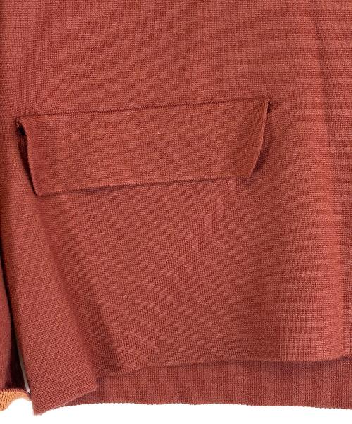 HUMAN WOMAN（ヒューマンウーマン）HUMAN WOMAN (ヒューマンウーマン) レーヨン混ミラノリブカーディガン ブラウン サイズ:SIZE M 未使用品の古着・服飾アイテム