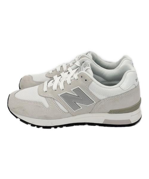 NEW BALANCE（ニューバランス）NEW BALANCE (ニューバランス) ローカットスニーカー ホワイト×グレー サイズ:SIZE 25.5cmの古着・服飾アイテム