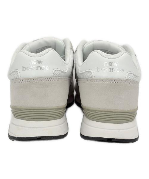 NEW BALANCE（ニューバランス）NEW BALANCE (ニューバランス) ローカットスニーカー ホワイト×グレー サイズ:SIZE 25.5cmの古着・服飾アイテム