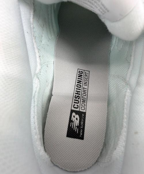 NEW BALANCE（ニューバランス）NEW BALANCE (ニューバランス) ローカットスニーカー ホワイト×グレー サイズ:SIZE 25.5cmの古着・服飾アイテム