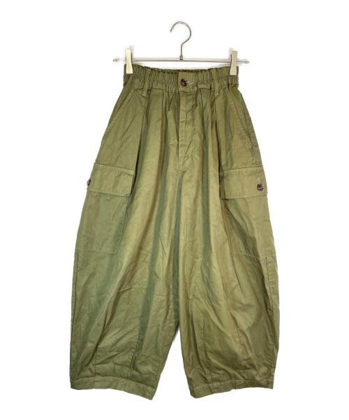 HARVESTY（ハーベスティー）HARVESTY (ハーベスティー) カーゴパンツ オリーブ サイズ:SIZE 0の古着・服飾アイテム