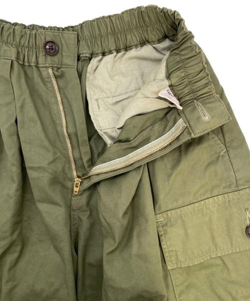 HARVESTY（ハーベスティー）HARVESTY (ハーベスティー) カーゴパンツ オリーブ サイズ:SIZE 0の古着・服飾アイテム