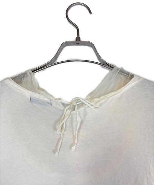 COMME des GARCONS（コムデギャルソン）COMME des GARCONS (コムデギャルソン) フリルTシャツ ホワイト サイズ:SIZE Sの古着・服飾アイテム