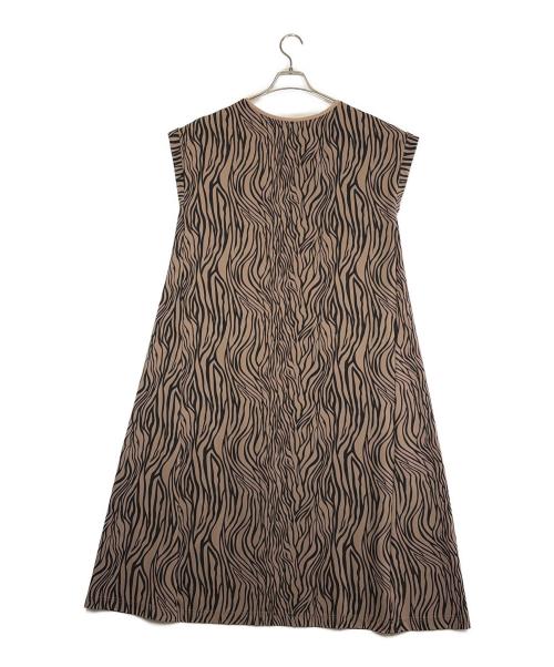 Thousand Mile（サウザンドマイル）Thousand Mile (サウザンドマイル) ノースリーブ・キャミソールワンピース ブラウン×ブラック サイズ:SIZE Freeの古着・服飾アイテム