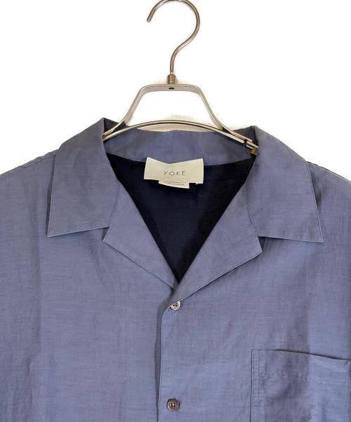 YOKE（ヨーク）YOKE (ヨーク) 半袖シャツ ネイビー サイズ:SIZE Sの古着・服飾アイテム