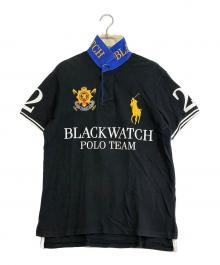 POLO RALPH LAUREN（ポロ・ラルフローレン）の古着「ポロシャツ」｜ブラック