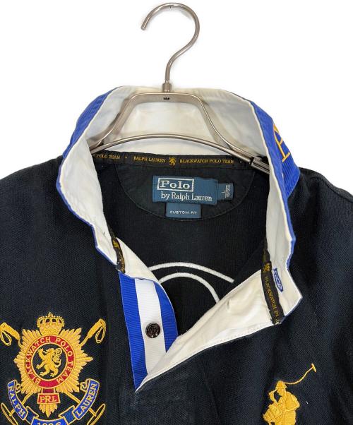POLO RALPH LAUREN（ポロ・ラルフローレン）POLO RALPH LAUREN (ポロ・ラルフローレン) ポロシャツ ブラック サイズ:SIZE Lの古着・服飾アイテム