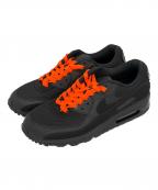 NIKEナイキ）の古着「スニーカー／AIR MAX90/ｴｱｰﾏｯｸｽ90」｜ブラック×オレンジ