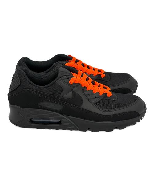NIKE（ナイキ）NIKE (ナイキ) スニーカー／AIR MAX90/ｴｱｰﾏｯｸｽ90 ブラック×オレンジ サイズ:SIZE 26.5cmの古着・服飾アイテム