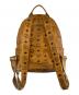 中古・古着 MCM (エムシーエム) リュック ブラウン：30000円