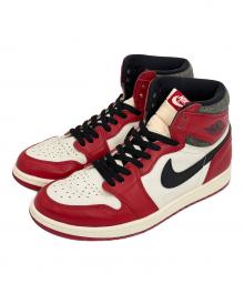 NIKE（ナイキ）の古着「ハイカットスニーカー/Nike Air Jordan 1 High OG "Lost & Found/Chicago"/ナイキ エアジョーダンワン ハイ オージー ロスト アンド ファウンド シカゴ」｜レッド×ホワイト