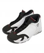 NIKEナイキ）の古着「スニーカー/Nike Air Jordan 14 Retro "Black Toe"/「ナイキ エア ジョーダン 14 レトロ ブラック トゥ」｜ホワイト×ブラック
