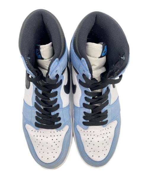 NIKE（ナイキ）NIKE (ナイキ) Air Jordan 1 High OG/エアジョーダン1 ハイ OG/スニーカー ホワイト×スカイブルー サイズ:26.5の古着・服飾アイテム