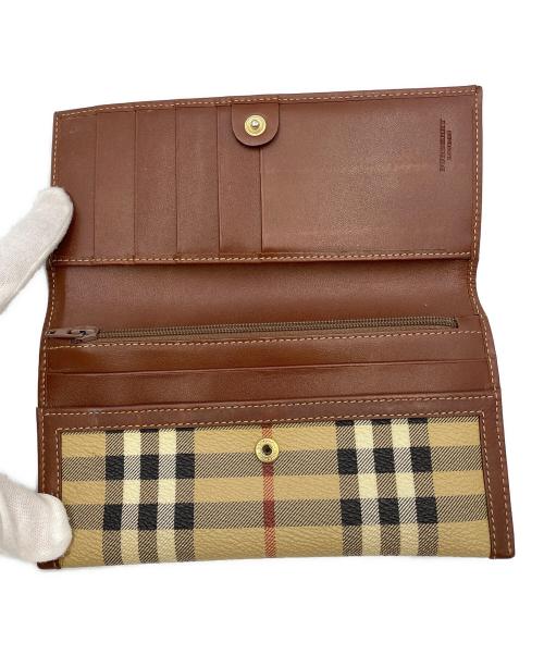 BURBERRY（バーバリー）BURBERRY (バーバリー) 長財布 ブラウンの古着・服飾アイテム
