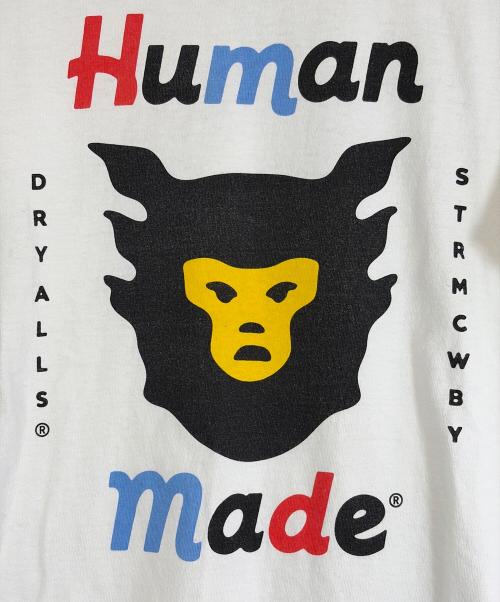 HUMAN MADE（ヒューマンメイド）HUMAN MADE (ヒューマンメイド) 半袖Tシャツ ホワイト サイズ:SIZE Mの古着・服飾アイテム
