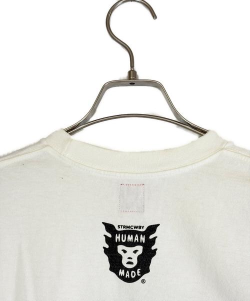 HUMAN MADE（ヒューマンメイド）HUMAN MADE (ヒューマンメイド) 半袖Tシャツ ホワイト サイズ:SIZE Mの古着・服飾アイテム