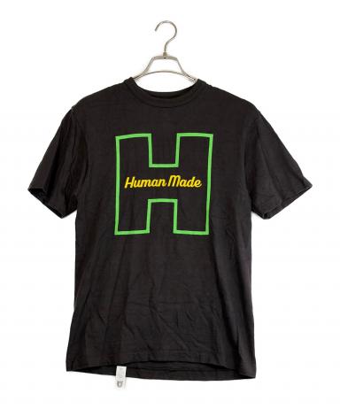 【美品】HUMAN MADE 半袖　ブラック　Tシャツ　ヒューマンメイド 中古・古着通販】HUMAN MADE (ヒューマンメイド) 半袖Tシャツ ブラック