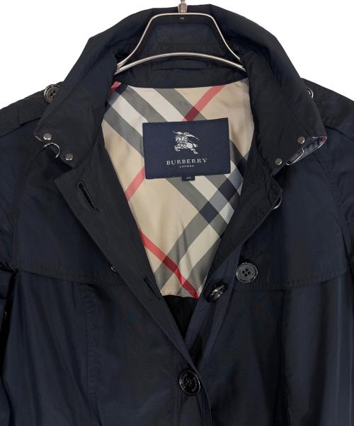 BURBERRY LONDON（バーバリーロンドン）BURBERRY LONDON (バーバリーロンドン) ナイロンコート ブラック サイズ:SIZE 40（M)の古着・服飾アイテム