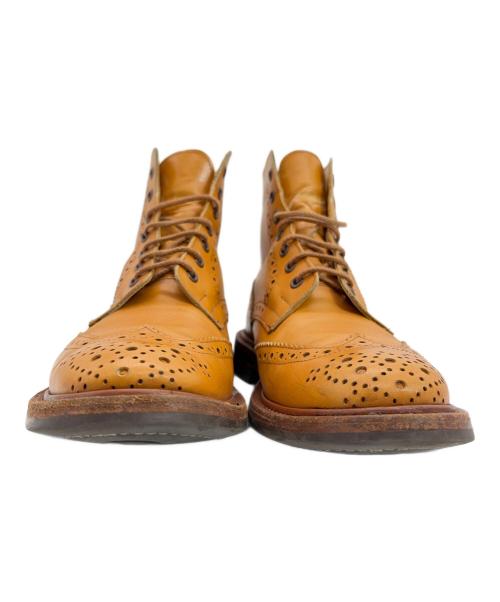 Tricker's（トリッカーズ）Tricker's (トリッカーズ) ウィングチップブーツ ブラウン サイズ:26cmの古着・服飾アイテム