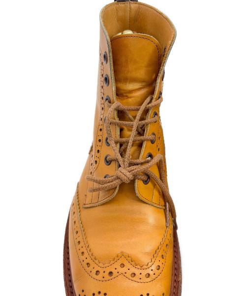 Tricker's（トリッカーズ）Tricker's (トリッカーズ) ウィングチップブーツ ブラウン サイズ:26cmの古着・服飾アイテム