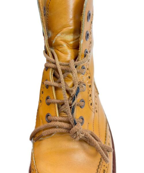 Tricker's（トリッカーズ）Tricker's (トリッカーズ) ウィングチップブーツ ブラウン サイズ:26cmの古着・服飾アイテム