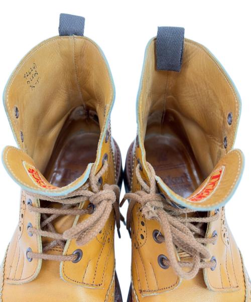 Tricker's（トリッカーズ）Tricker's (トリッカーズ) ウィングチップブーツ ブラウン サイズ:26cmの古着・服飾アイテム