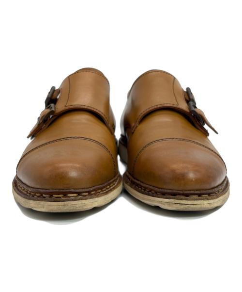 PARABOOT（パラブーツ）PARABOOT (パラブーツ) BEAUTY&YOUTH (ビューティーアンドユース) ダブルモンクストラップシューズ ブラウン サイズ:SIZE 8（26cm)の古着・服飾アイテム