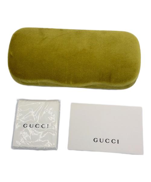 GUCCI（グッチ）GUCCI (グッチ) 伊達眼鏡 ネイビーの古着・服飾アイテム