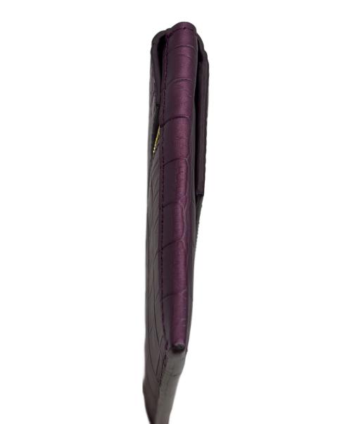 Pelley Lusso（ペレリールッソ）Pelley Lusso (ペレリールッソ) 長財布 パープルの古着・服飾アイテム