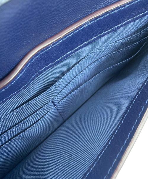 Pelley Lusso（ペレリールッソ）Pelley Lusso (ペレリールッソ) 長財布 パープルの古着・服飾アイテム