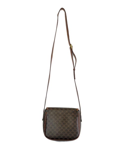 CELINE（セリーヌ）CELINE (セリーヌ) マカダム柄ショルダーバッグ ブラウンの古着・服飾アイテム