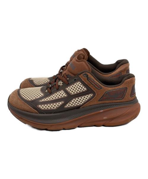 HOKAONEONE（ホカオネオネ）HOKAONEONE (ホカオネオネ) スニーカー/U CLIFTON ONE9/クリフトン ワンナイン ブラウン サイズ:SIZE 27cmの古着・服飾アイテム