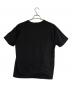 ISSEY MIYAKE (イッセイミヤケ) 生地切替グラフィックプリントTシャツ ブラック サイズ:SIZE 2（M）：7000円