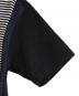 中古・古着 ISSEY MIYAKE (イッセイミヤケ) 立体ボーダーTシャツ ブラック×ホワイト×ブルー サイズ:SIZE 1（S）：12000円