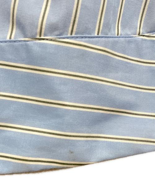 Snidel（スナイデル）Snidel (スナイデル) サファリシャツワンピース スカイブルー×ホワイトの古着・服飾アイテム
