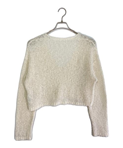 Snidel（スナイデル）Snidel (スナイデル) スラブニットセットシアーワンピ アイボリー サイズ:SIZE 0の古着・服飾アイテム