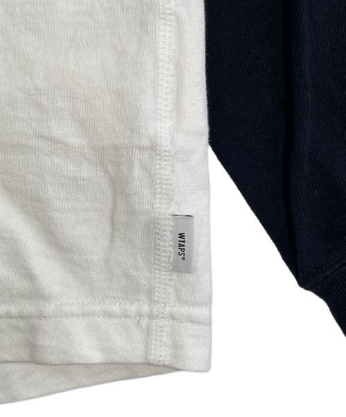 WTAPS（ダブルタップス）WTAPS (ダブルタップス) Cut & Sewn 11 ホワイト×ブラック サイズ:X01の古着・服飾アイテム