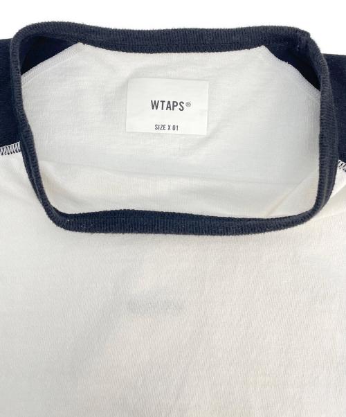 WTAPS（ダブルタップス）WTAPS (ダブルタップス) Cut & Sewn 11 ホワイト×ブラック サイズ:X01の古着・服飾アイテム