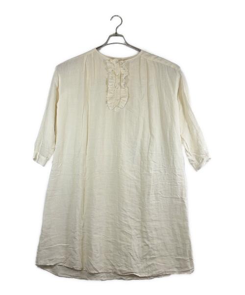 LOISIR（ロワズィール）LOISIR (ロワズィール) 半袖ワンピース ベージュ サイズ:SIZE 38（M）の古着・服飾アイテム