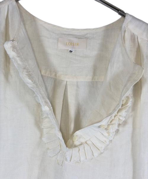 LOISIR（ロワズィール）LOISIR (ロワズィール) 半袖ワンピース ベージュ サイズ:SIZE 38（M）の古着・服飾アイテム