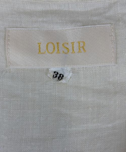LOISIR（ロワズィール）LOISIR (ロワズィール) 半袖ワンピース ベージュ サイズ:SIZE 38（M）の古着・服飾アイテム